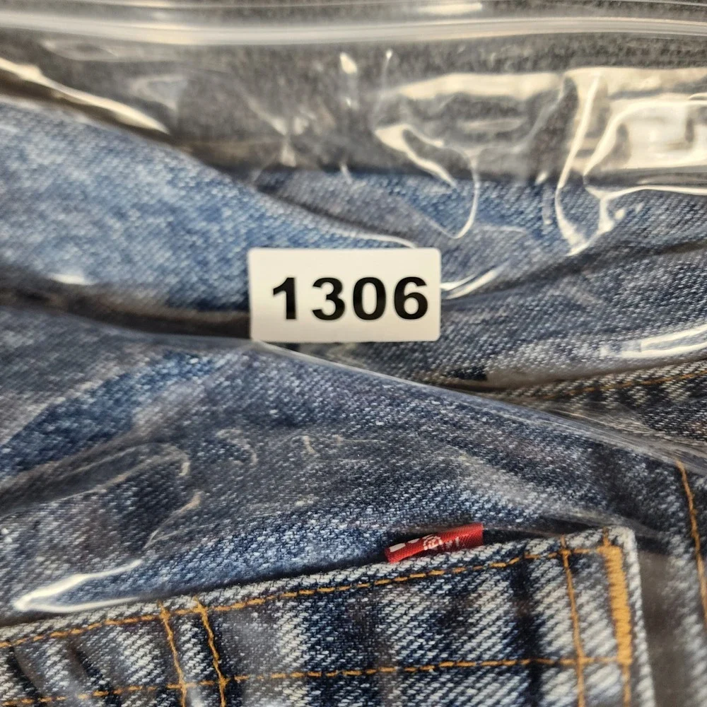 Levis 550 Relaxed Fit Tapered Leg Light Wash Blue Denim Mens Jeans‎ 36x30